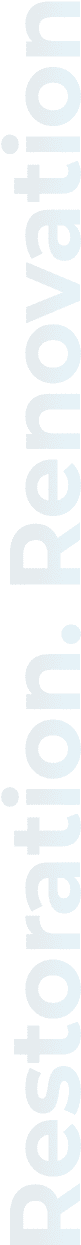 Black vertical banner with faint text lines.